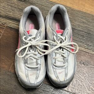 Nike Gray and Pink Athletic Shoes